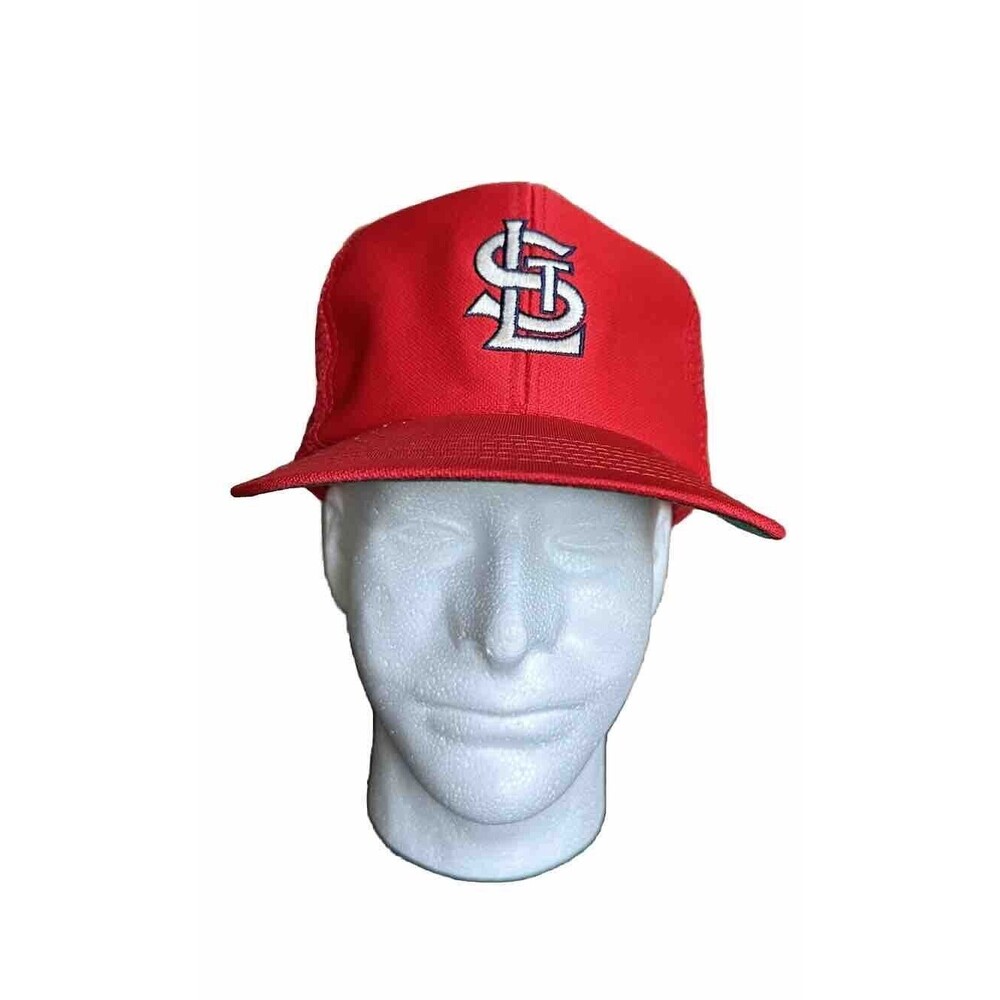 Vintage 80's St Louis Cardinals Mesh Trucker Snapback Hat